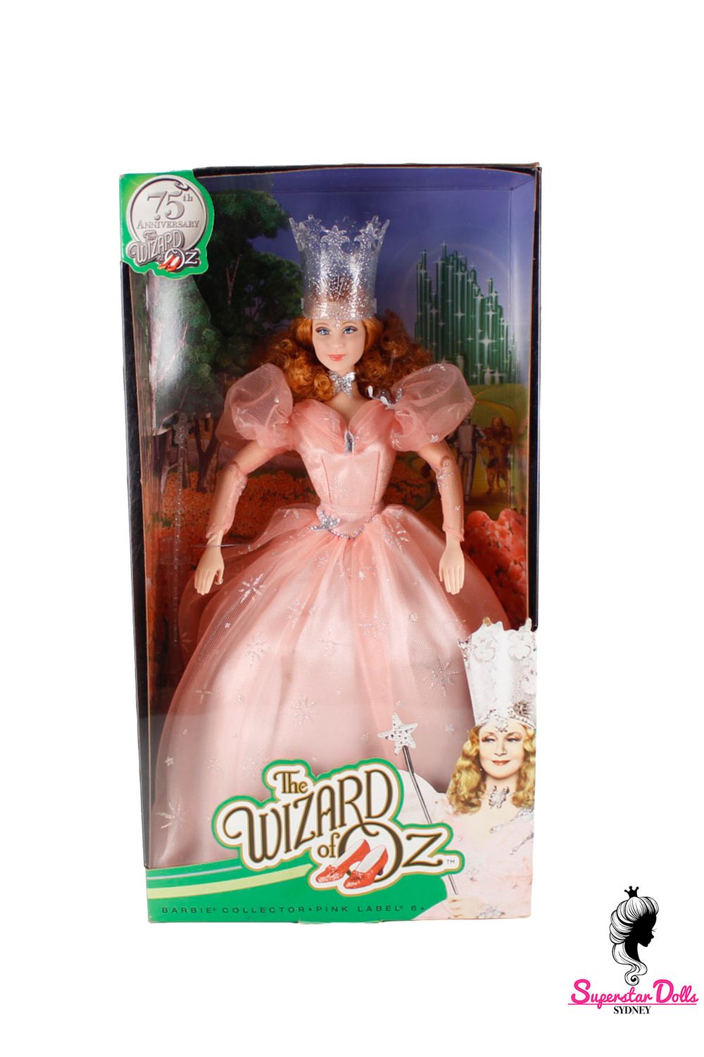 2012 Barbie Collector-Pink Label: "The Wizard of Oz-Glinda" Barbie Doll-75th Anniversary Edition
