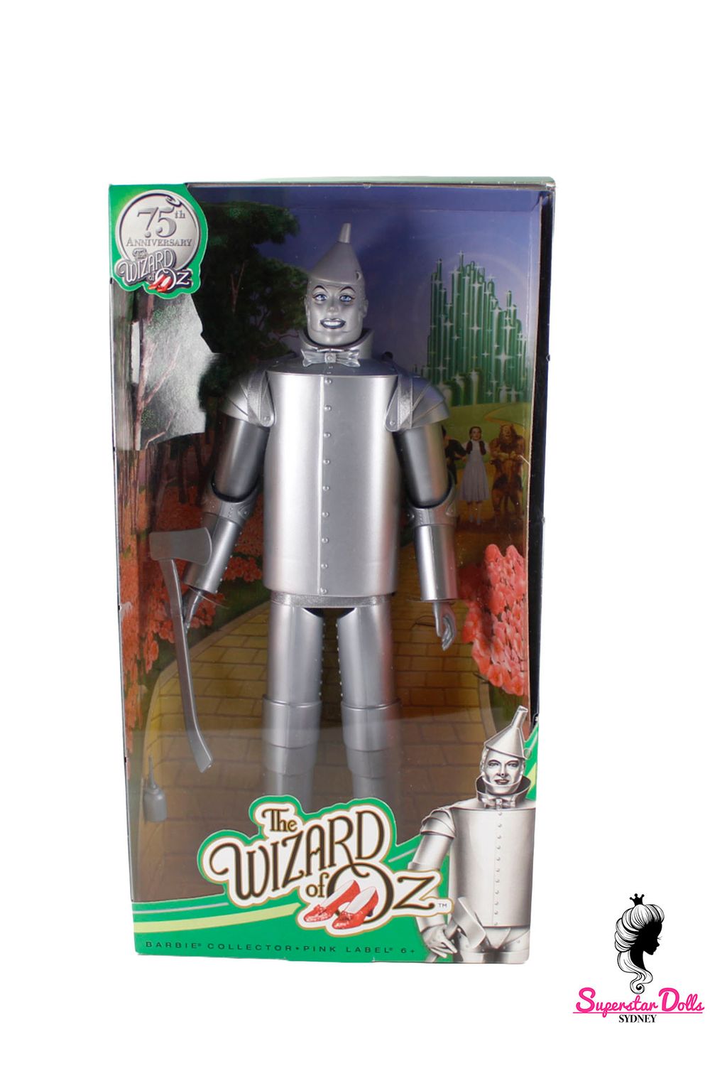 2012 Barbie Collector-Pink Label: "The Wizard of Oz-Tin Man" Barbie Doll-75th Anniversary Edition
