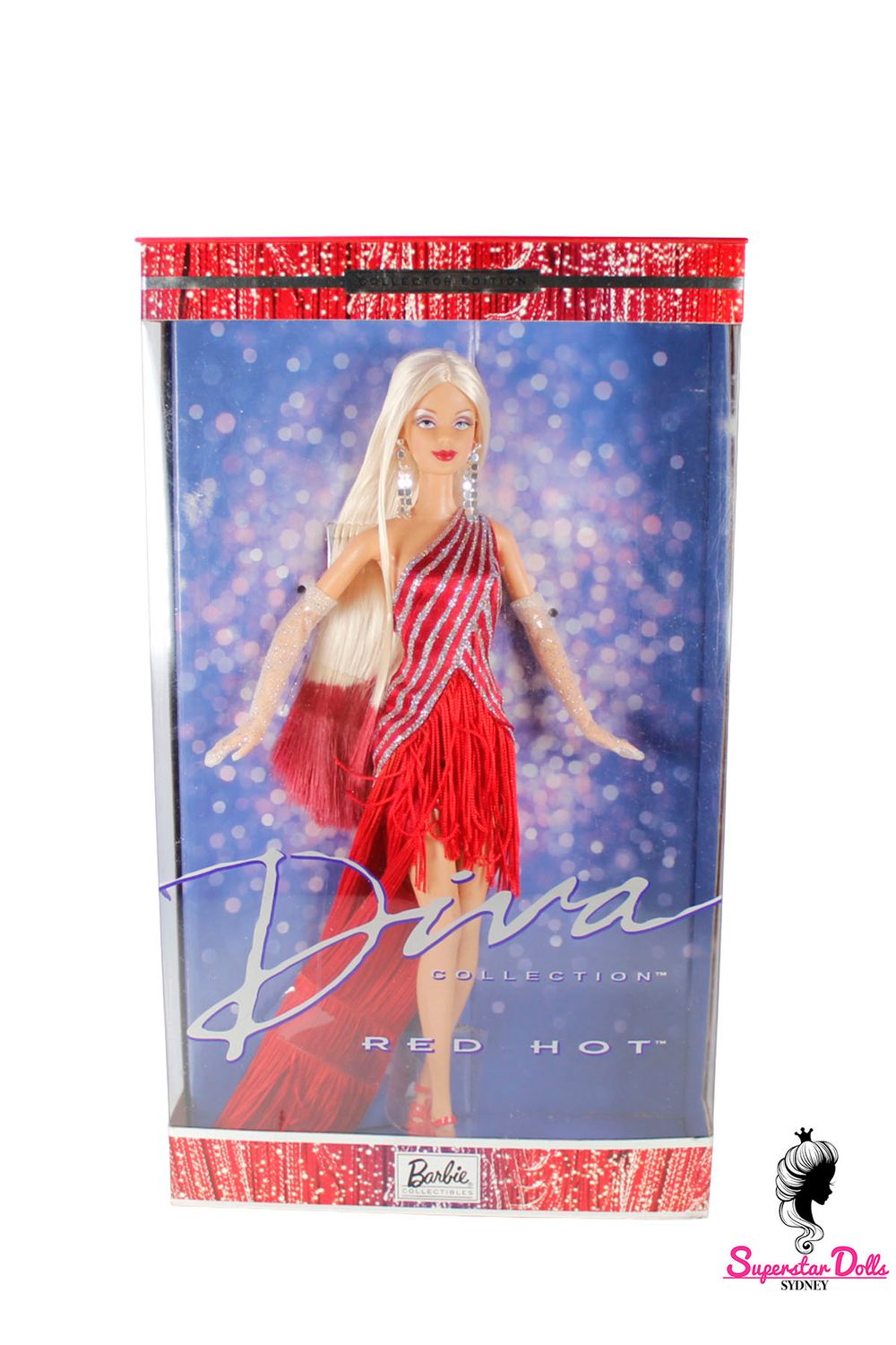 2002 Barbie Collectables: "Red Hot" Barbie Doll from the "Diva" Collection