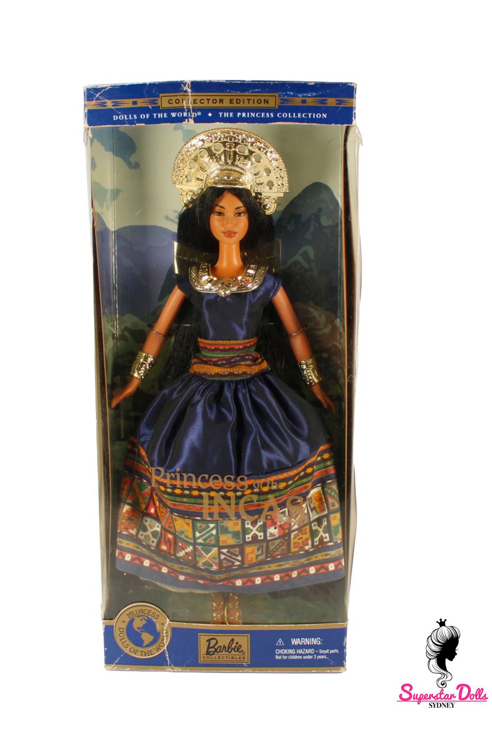 2001 Collector Edition: "Princess of The Incas" Barbie Doll from the Dolls of the World Collection