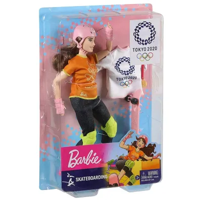 2020 Tokyo Olympics: "Skateboarding" Barbie Doll