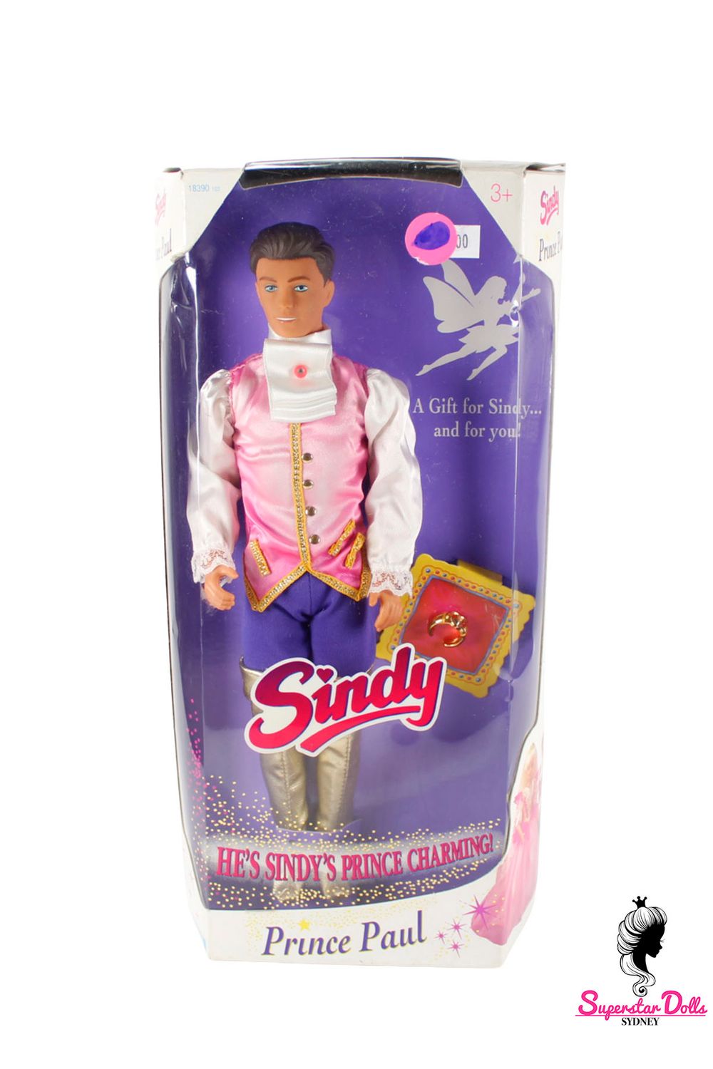 1993 "Prince Paul" Sindy Doll by Hasbro