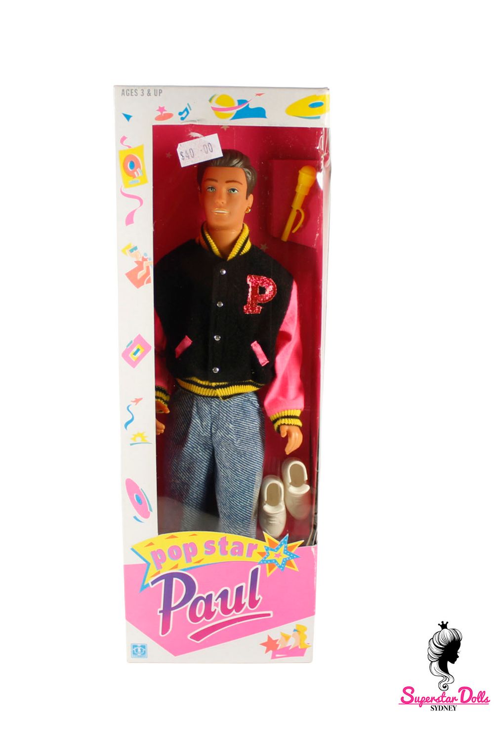 1991 "Pop Star Paul" Sindy Doll by Hasbro