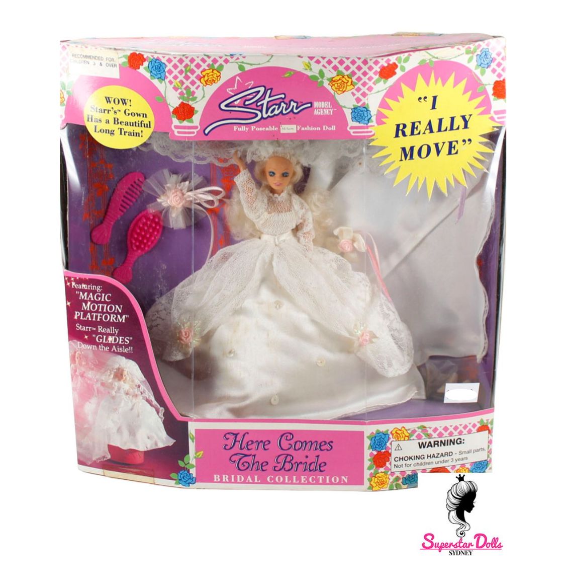 Vintage 80's/90's Era Starr Model Agency: "Here Comes The Bride" Starr 16.5cm Fashion Doll by JPI