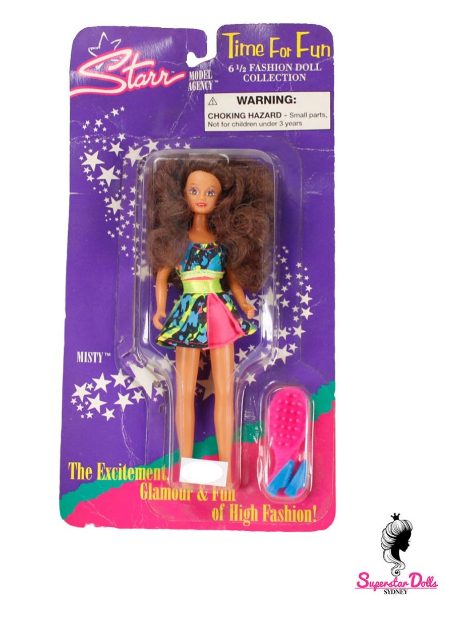 Vintage 80's/90's Era Starr Model Agency: "Time for Fun" Misty 16.5cm Fashion Doll by JPI