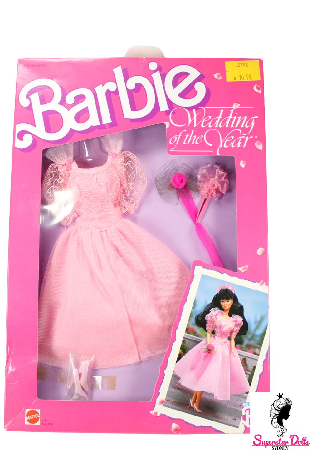 1989 "Wedding of the Year" Barbie Doll Fashion Set #3790