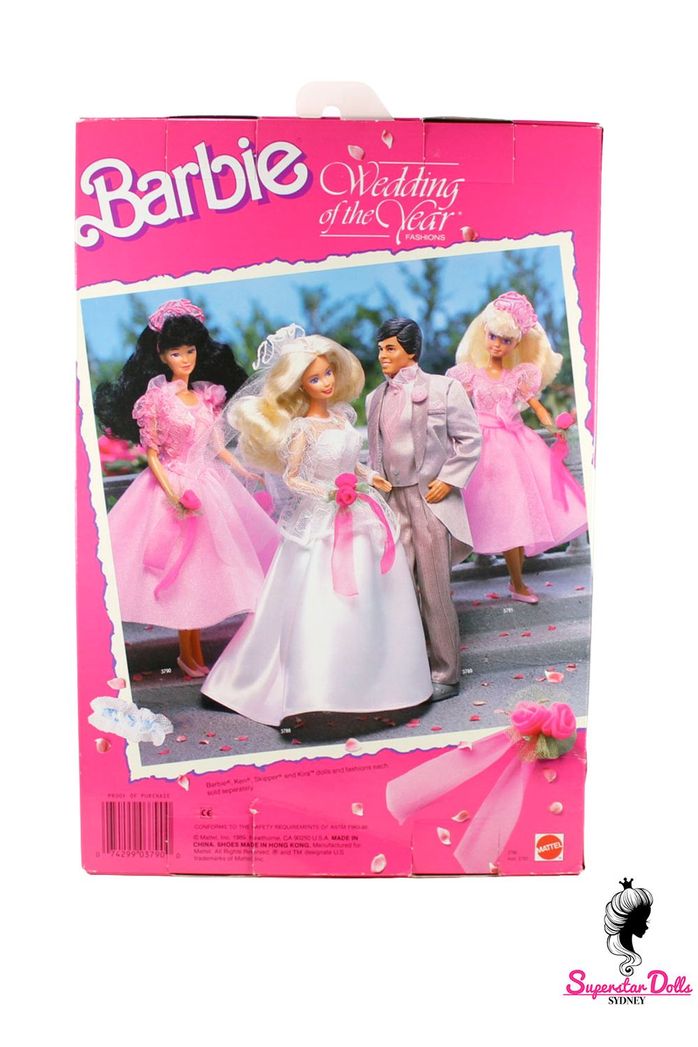 1989 "Wedding of the Year" Barbie Doll Fashion Set #3790