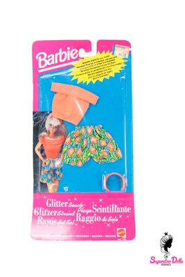 1992 "Glitter Beach" Barbie Doll Fashion Set #7780/7985