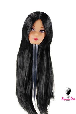 1/6 "Vintage Style" Clone Fashion Doll Head, Skin tone #3 (Wheat/Tanned)