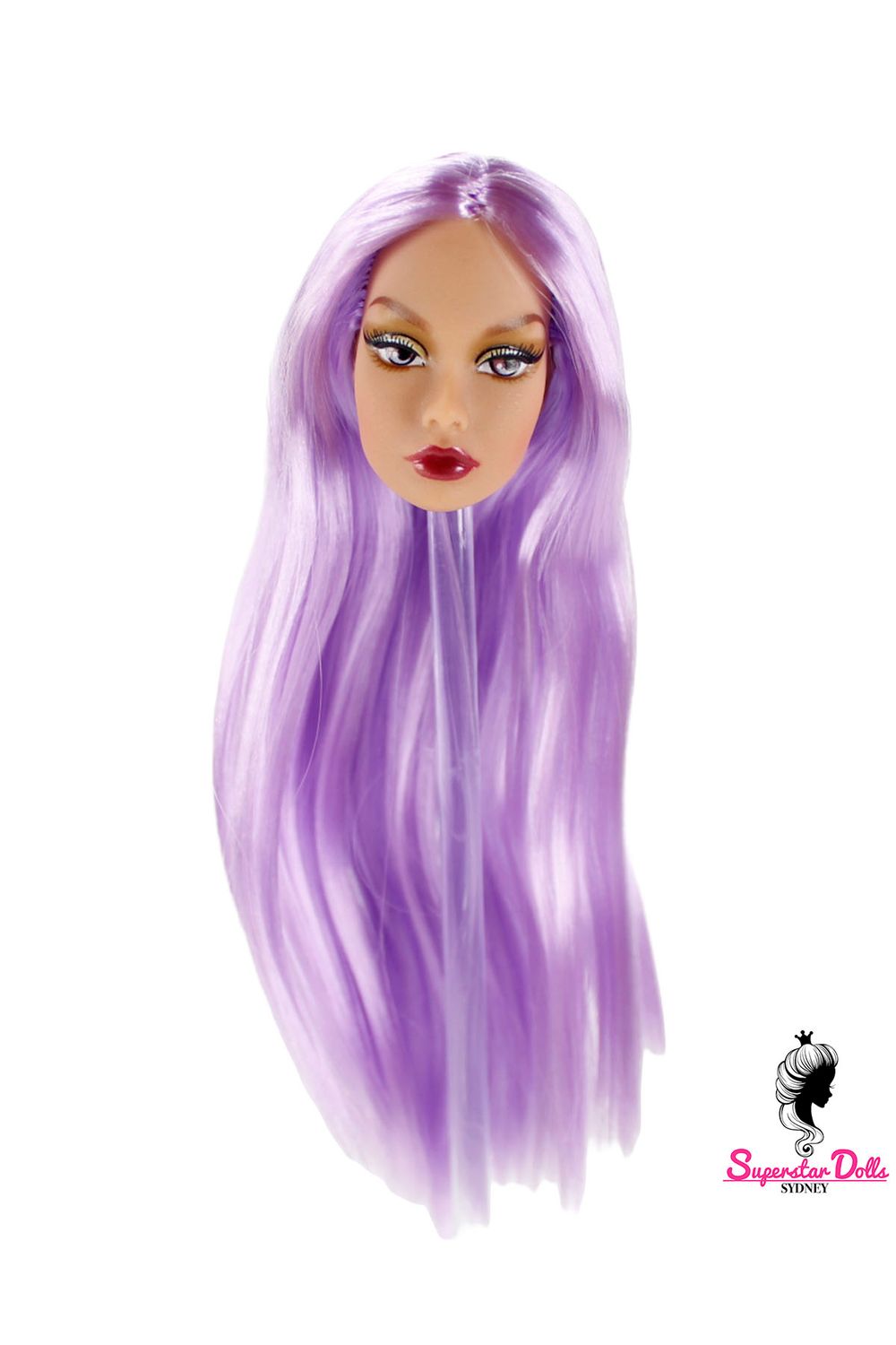 1/6 "Poppy Style" Clone Fashion Doll Head, Skin tone #3 (Wheat/Tanned)