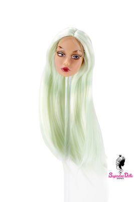 1/6 "Poppy Style" Clone Fashion Doll Head, Skin tone #3 (Wheat/Tanned)