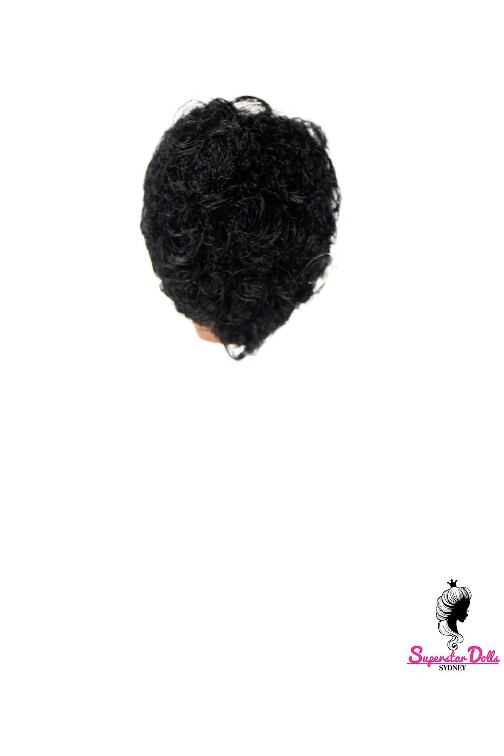 1/6 "Vintage Style" Clone Fashion Doll Head, Skin tone #4 (Brown)