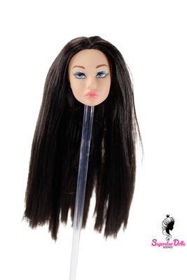1/6 "Poppy Style" Clone Fashion Doll Head, Skin tone #3 (Wheat/Tanned)