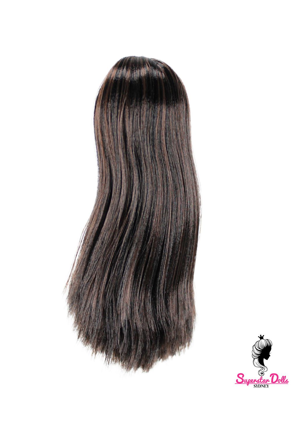 1/6 "Poppy Style" Clone Fashion Doll Head, Skin tone #4 (Brown)