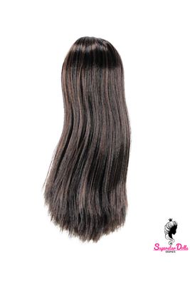 1/6 "Poppy Style" Clone Fashion Doll Head, Skin tone #4 (Brown)