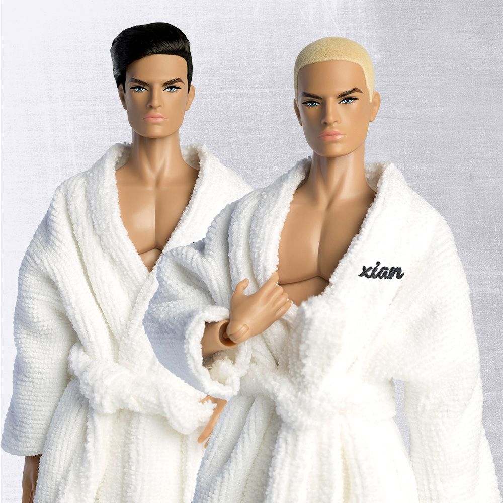 PRE-ORDER: 2x XianXian Princess: "David (XP-B01 &amp; B02)" Nude 13" Male Fashion Doll SET
