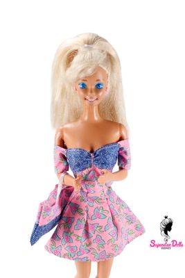 80's/90's Superstar Era DE-BOXED Barbie Doll