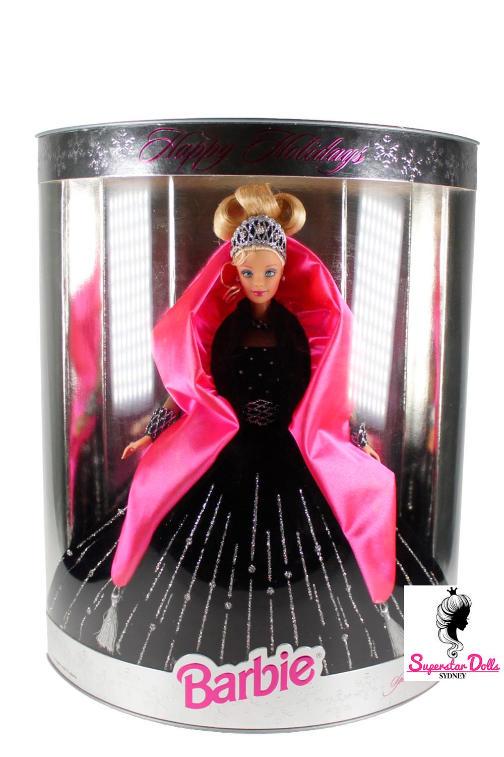 1998 Special Edition: "Happy Holidays" Barbie Doll- RARE BOX ERROR EDITION