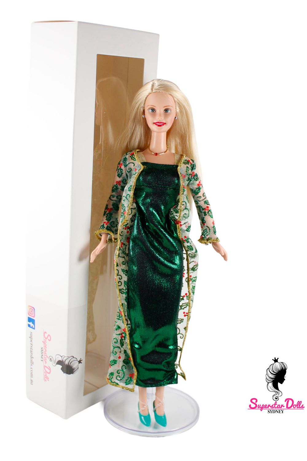 2003 "Holiday Joy" DE-BOXED Barbie Doll