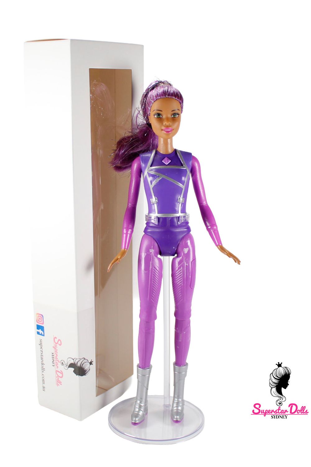 2015 "Star Light Adventure" African American (AA) DE-BOXED Barbie Doll