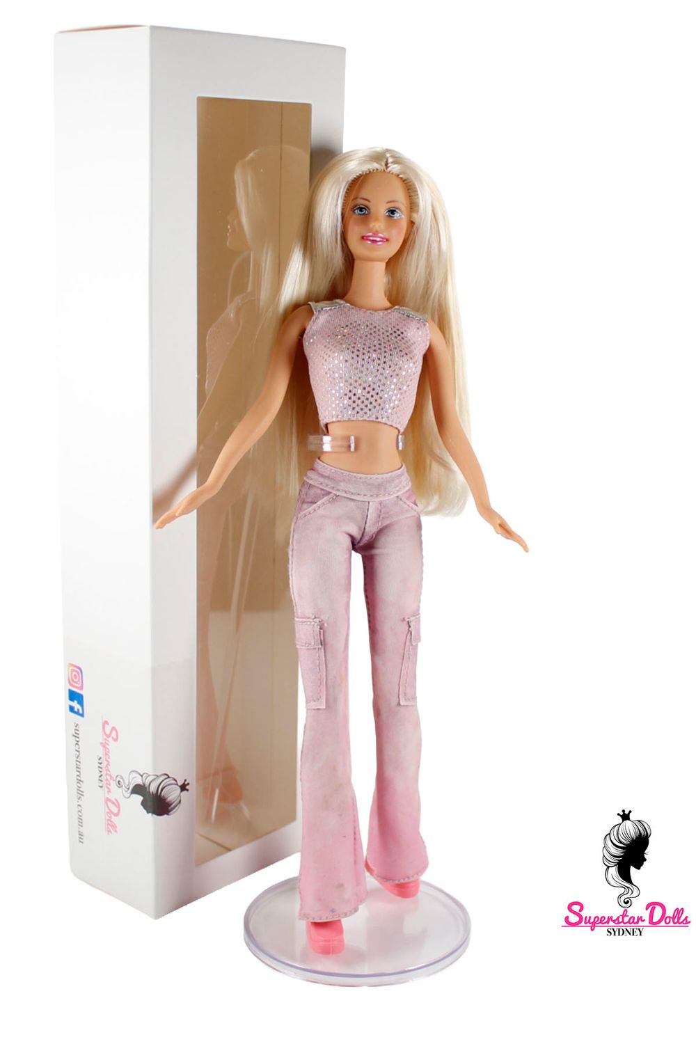 2002 "Dance'n Flex" DE-BOXED Barbie Doll