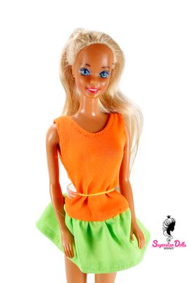 1991 "Sun Sensation" Superstar Era DE-BOXED Barbie Doll