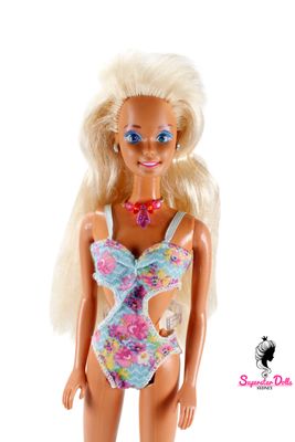 1992 "Glitter Beach" Superstar Era DE-BOXED Barbie Doll