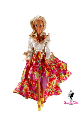 1991 "Sun Sensation" Superstar Era DE-BOXED Barbie Doll