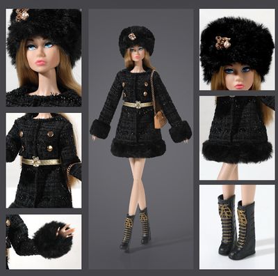 PRE-ORDER: "Fashion Dream" 12.5" (Poppy Style) Dressed Supermodel Fashion Doll-Model 3