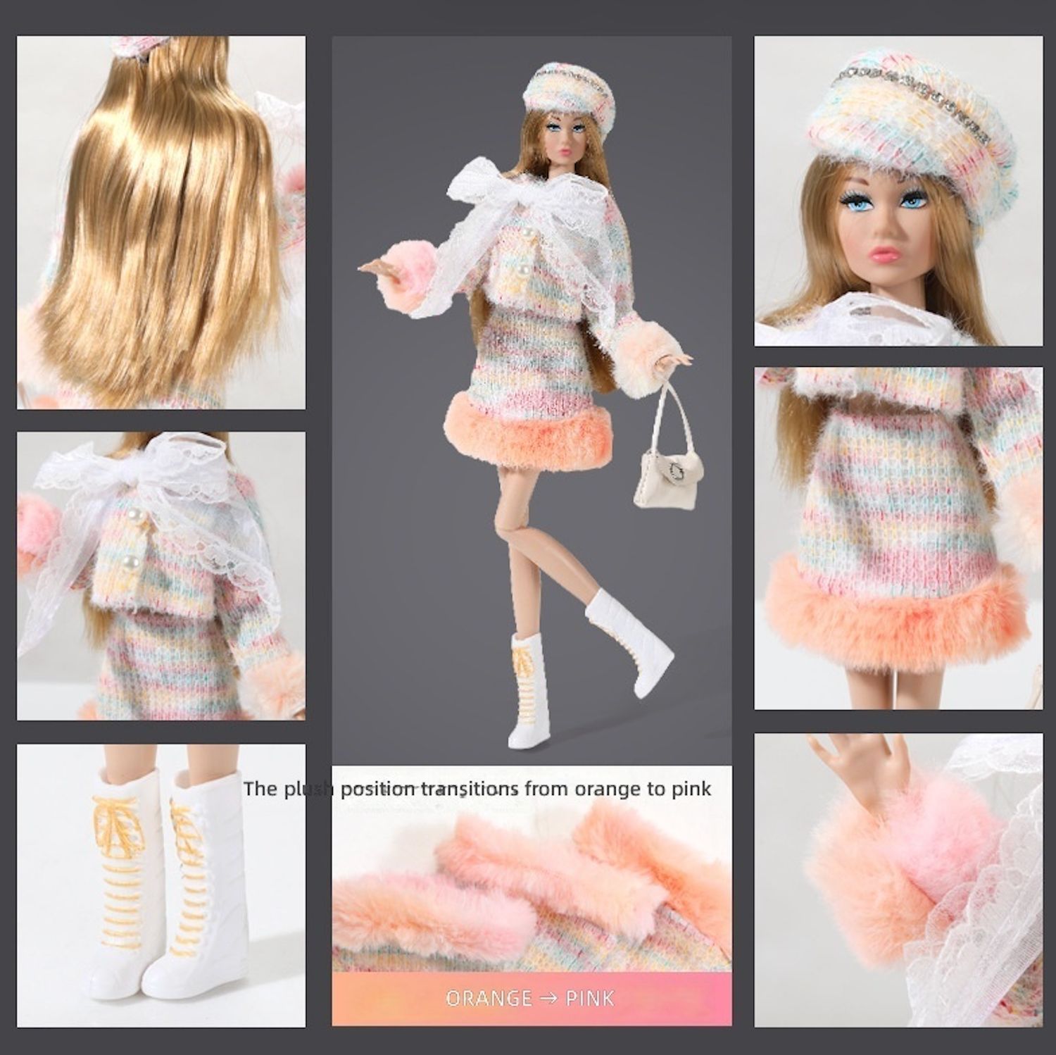 PRE-ORDER: "Fashion Dream" 12.5" (Poppy Style) Dressed Supermodel Fashion Doll-Model 2