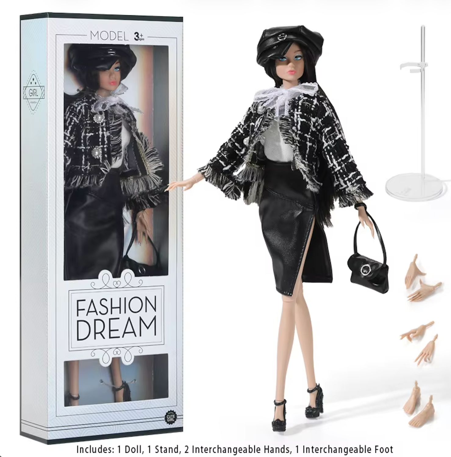 PRE-ORDER: "Fashion Dream" 12.5" (Poppy Style) Dressed Supermodel Fashion Doll-Model 1