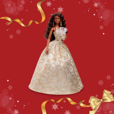 2025 Barbie Signature-Black Label: "Holiday" African American (AA) Barbie Doll # 4