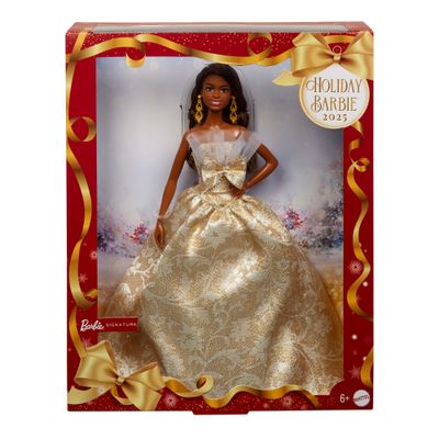 2025 Barbie Signature-Black Label: "Holiday" African American (AA) Barbie Doll # 4