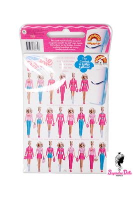 1998 "Casual Dress Up" Barbie Doll Fridge Magnet set