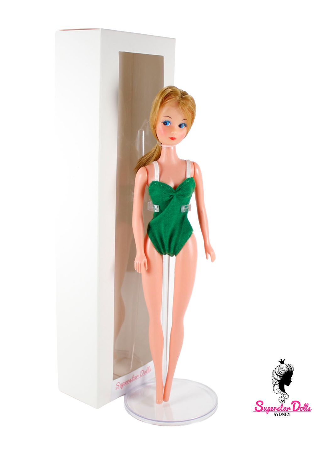 Vintage Hong Kong 11.5" DE-BOXED Barbie Clone Doll by Durham Industies