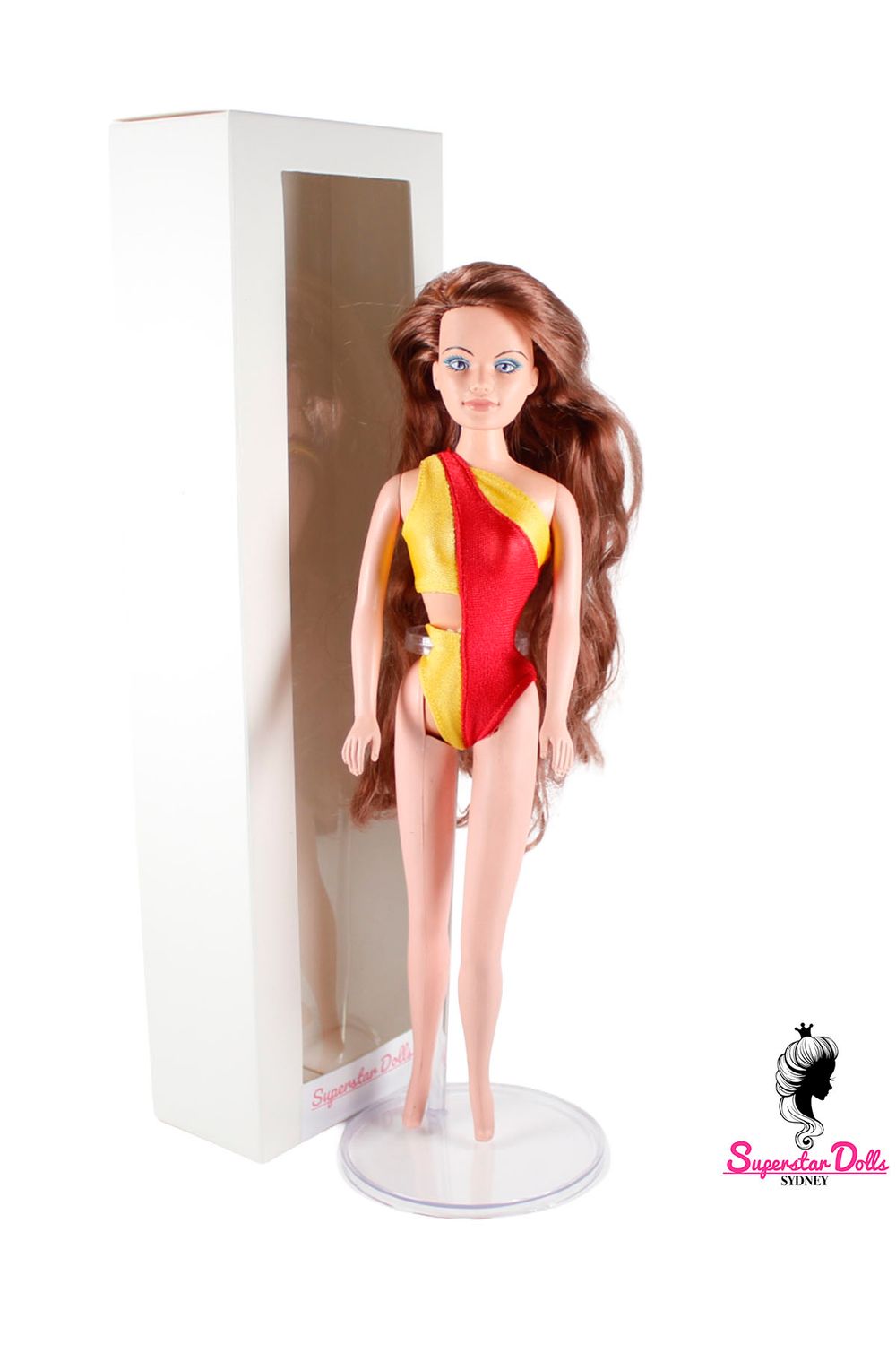 Vintage 1988 "Real Suntan Secrets" 11.5" DE-BOXED Clone Fashion Doll By Creata