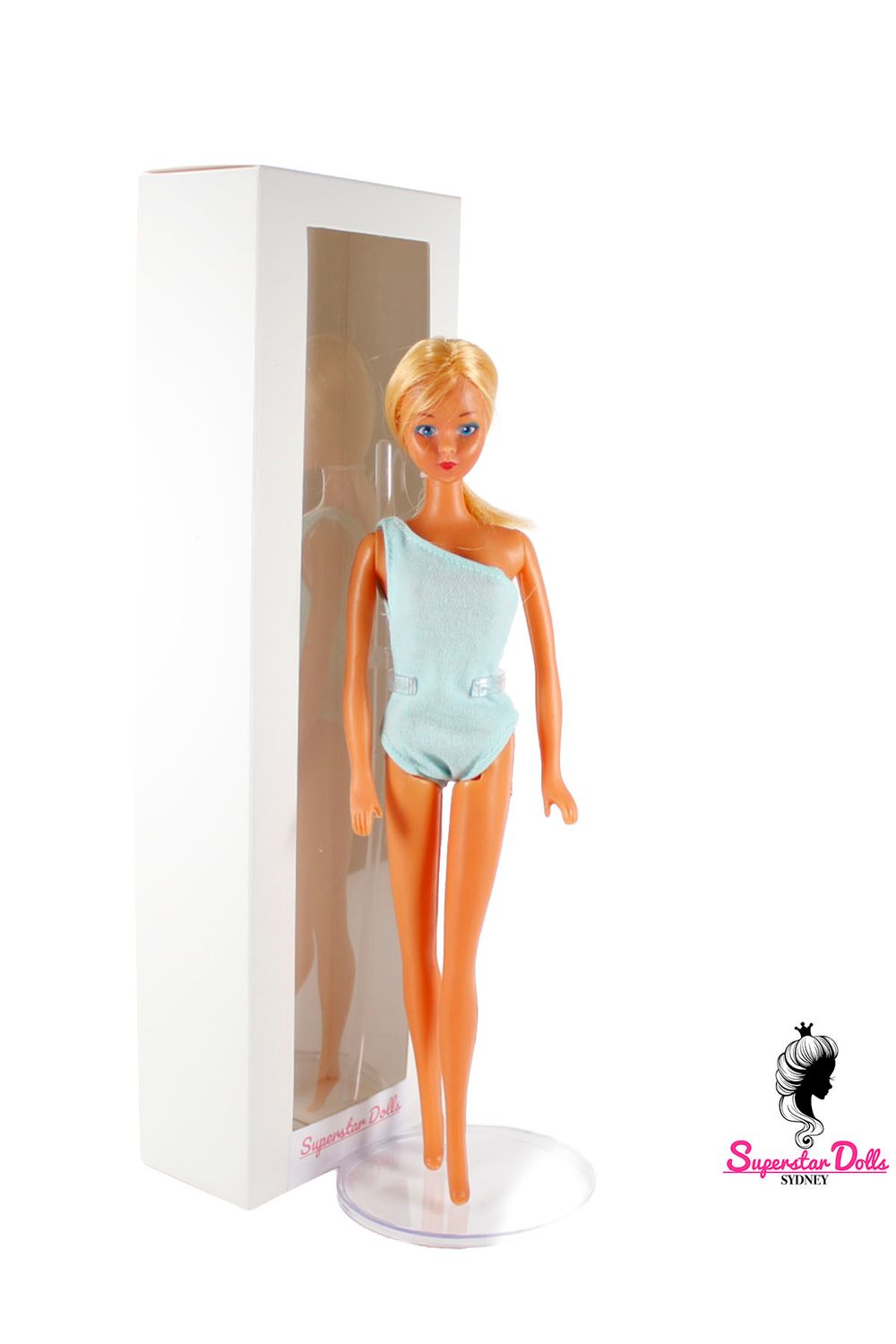 Vintage Hong Kong 11.5" DE-BOXED Barbie Clone Doll by Durham Industies