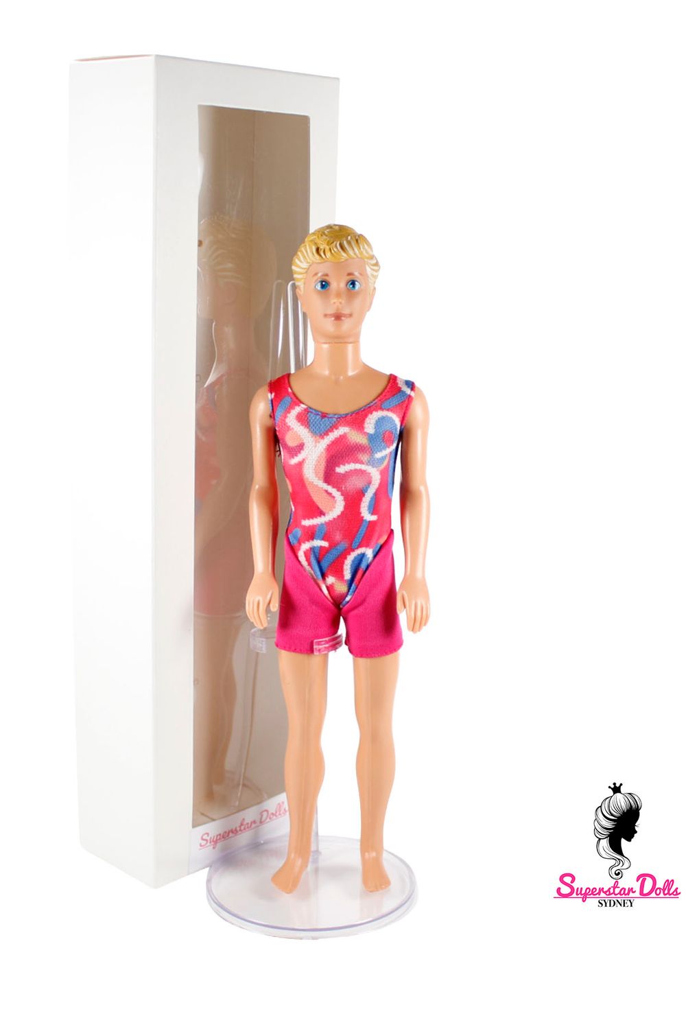 80's/90's Superstar Era DE-BOXED Kevin Barbie Doll