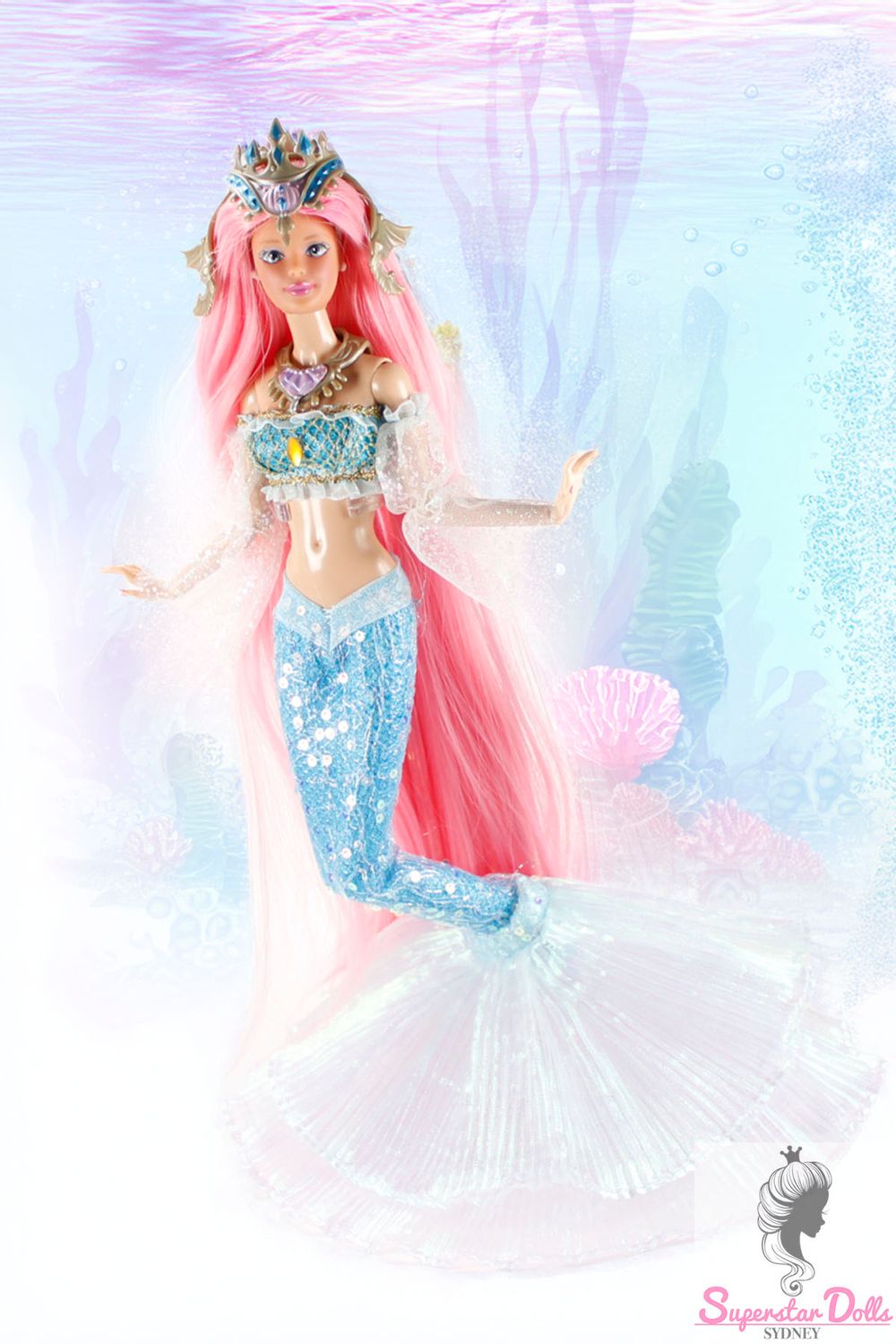 Runway Dolls: OOAK "Fantasy Mermaid" Custom Barbie Doll