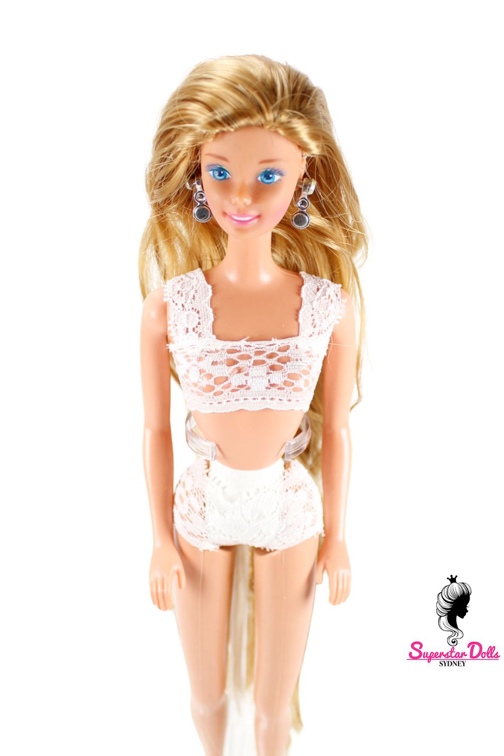 Runway Dolls: 80's/90's Superstar Era OOAK Dressed Barbie Doll with Custom Wig
