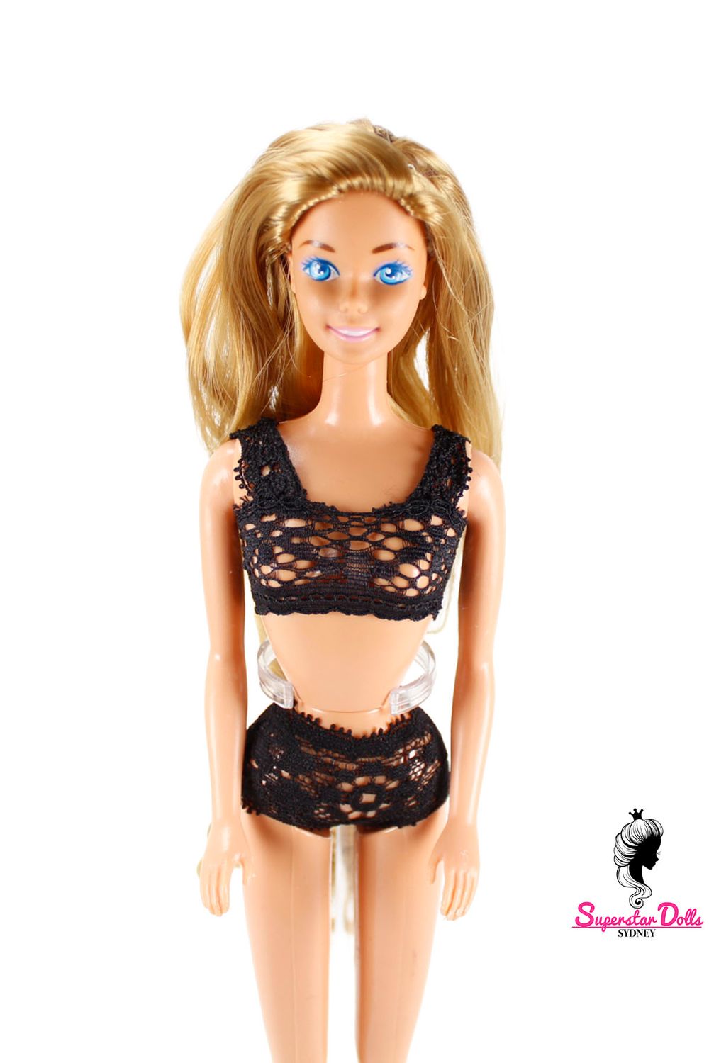 Runway Dolls: 80's/90's Superstar Era OOAK Dressed Barbie Doll with Custom Wig