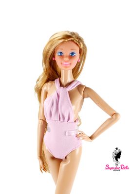 Runway Dolls: 80's/90's Superstar Era OOAK Dressed Barbie Doll with Custom Wig