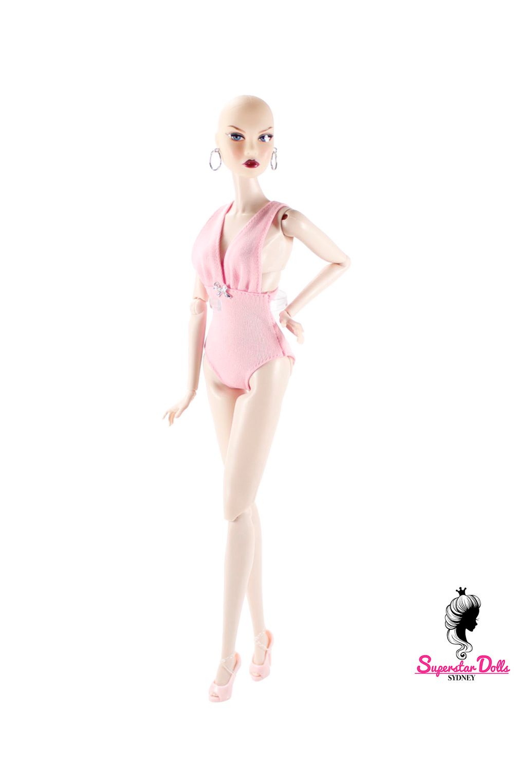 "Mega Hair" 12.5" Supermodel Fashion Doll with Wig set-Model 1