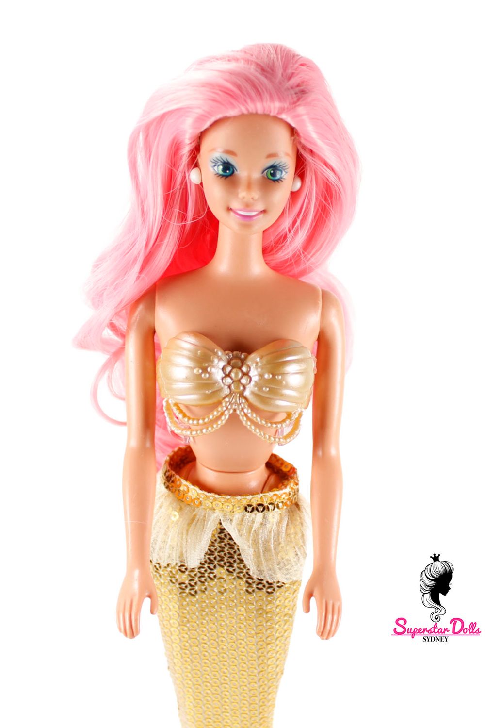 1992 "Magical Hair Mermaid" OOAK Dressed Barbie Doll with Custom Wig