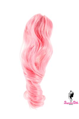 Runway Dolls: 80's/90's Superstar Era OOAK Barbie Doll head with Custom Wig