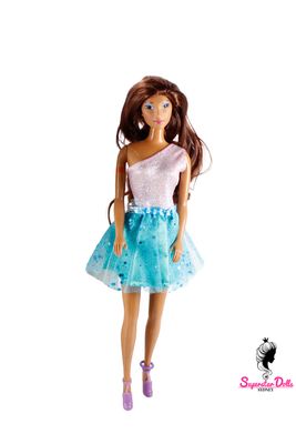 1995 Disney: "Pocahontas" OOAK Dressed Barbie Doll with Custom Wig