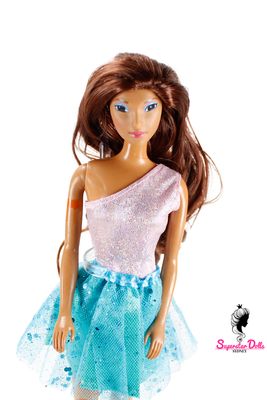 1995 Disney: "Pocahontas" OOAK Dressed Barbie Doll with Custom Wig