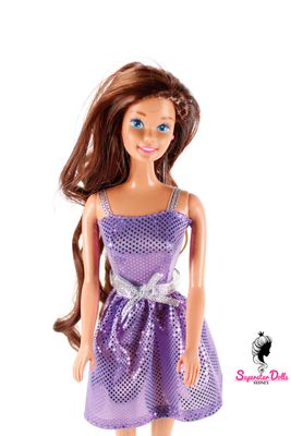 Runway Dolls: 80's/90's Superstar Era OOAK Dressed Barbie Doll with Custom Wig