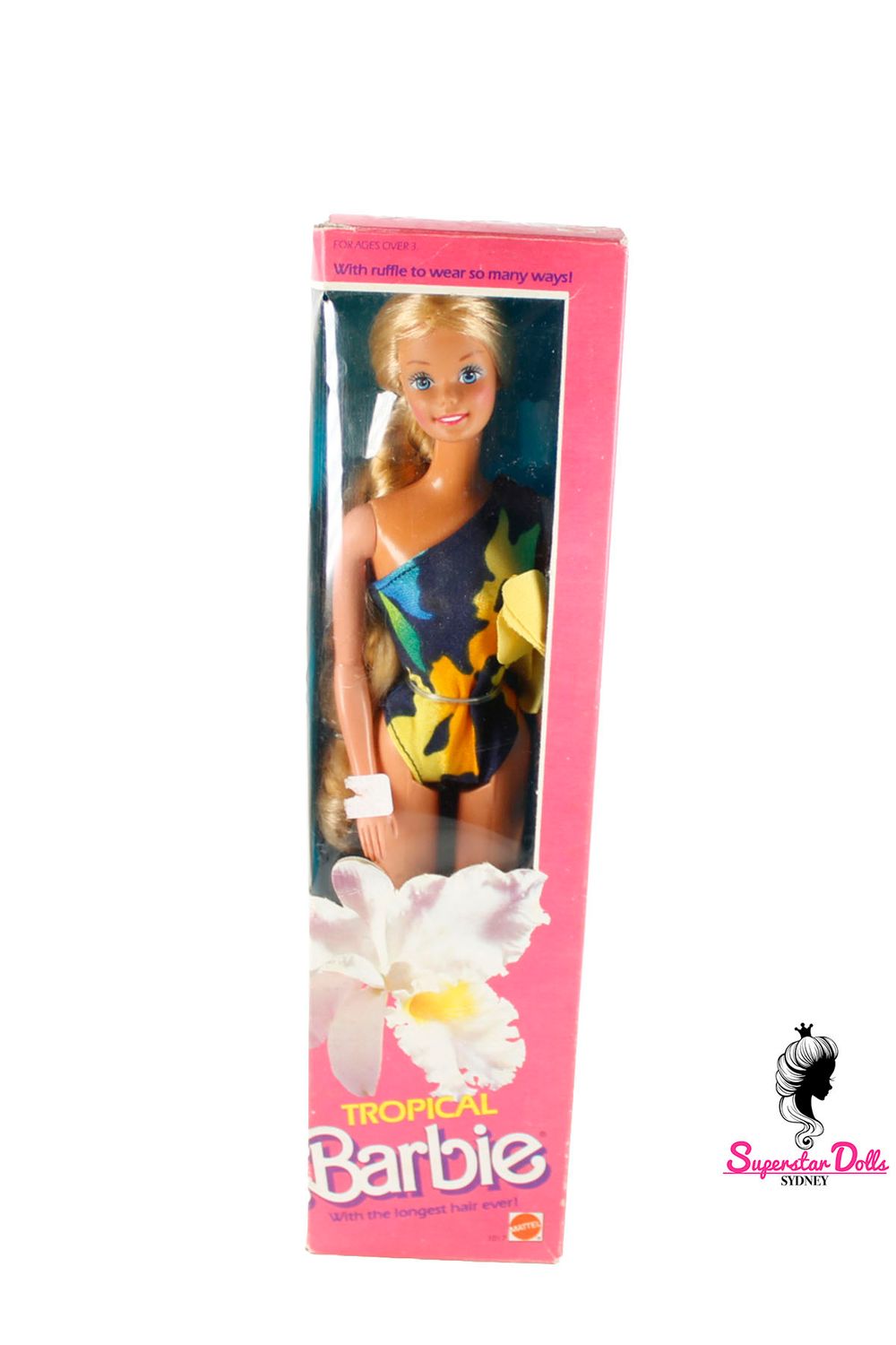 1985 "Tropical" Barbie Doll-NRFB