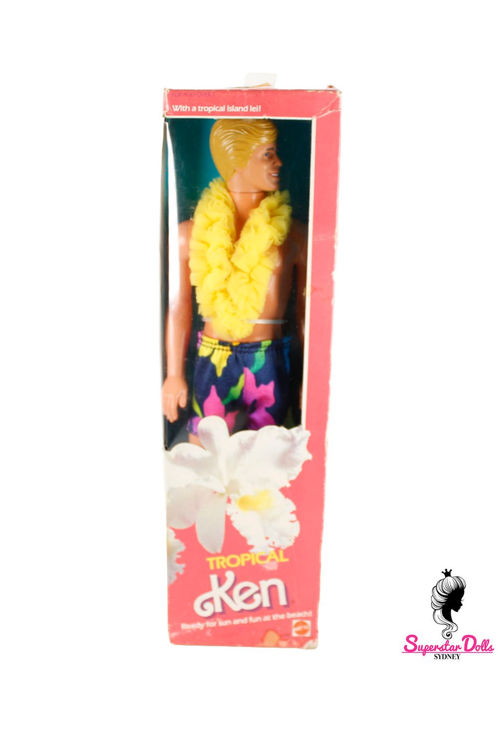 1985 "Tropical" Ken Barbie Doll-NRFB